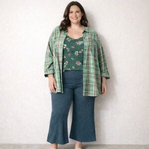 30. Comfy Mixed Pattern Lounge Set